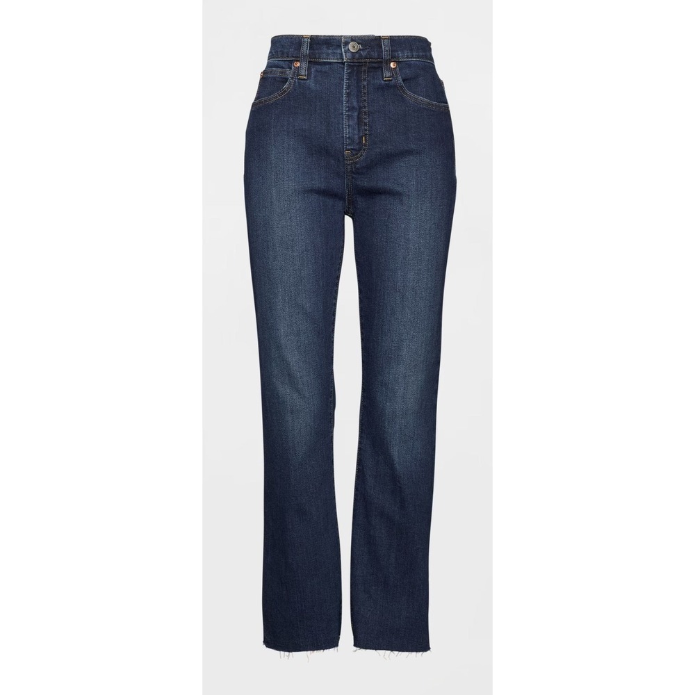 GAP Women's High Rise Kick Flare Stretch Ankle Jeans - Dark Wash - Sz 30/10